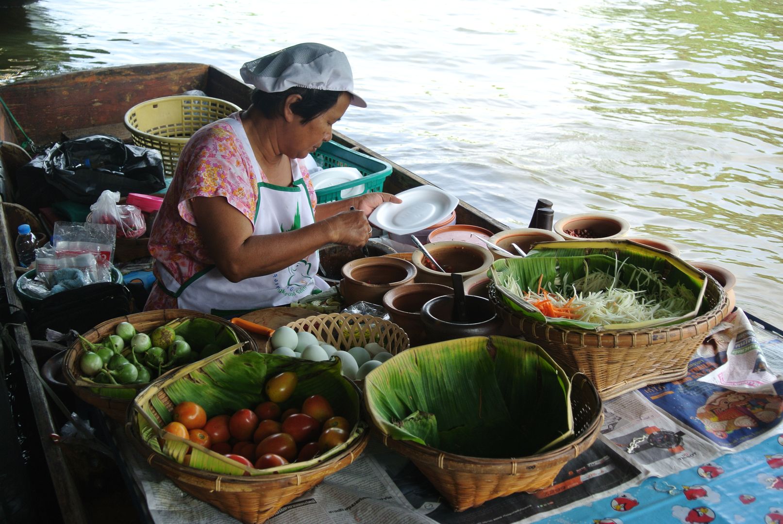 Le marché flottant de Taling Chan