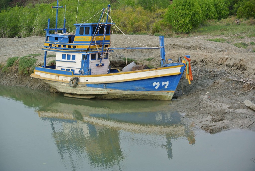 Secluded cove near Phetchaburi's coast