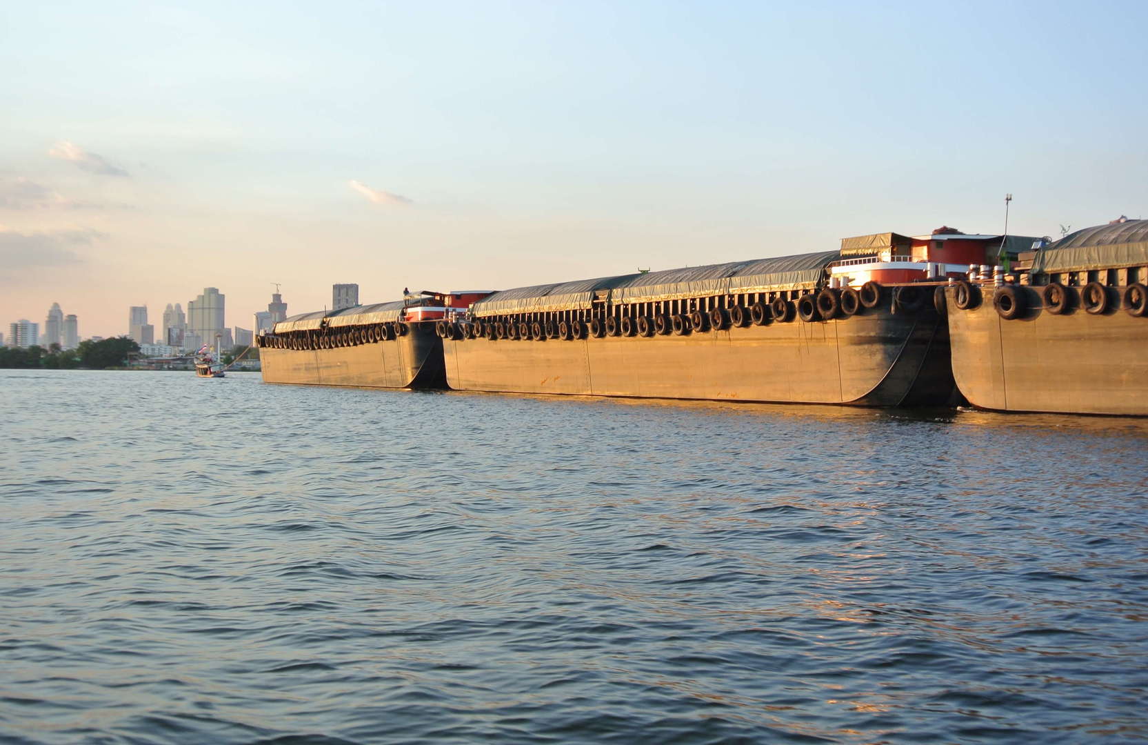 Les péniches du Chao Phraya