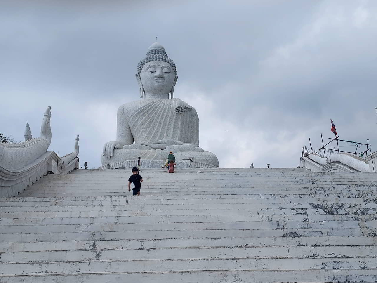 Big Buddha statue overlooking Phuket island