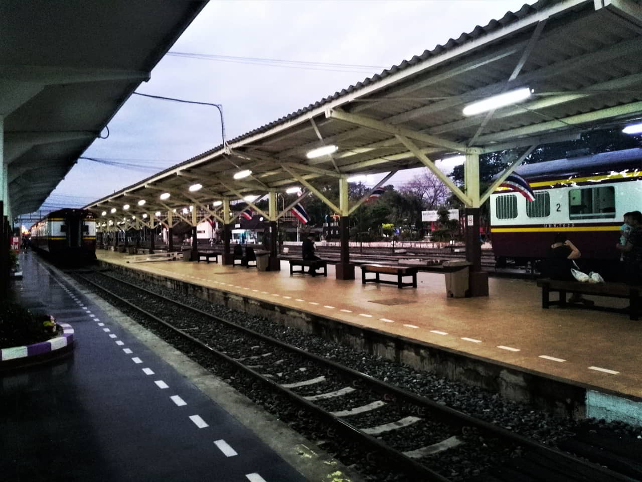 Train stations in Bangkok 