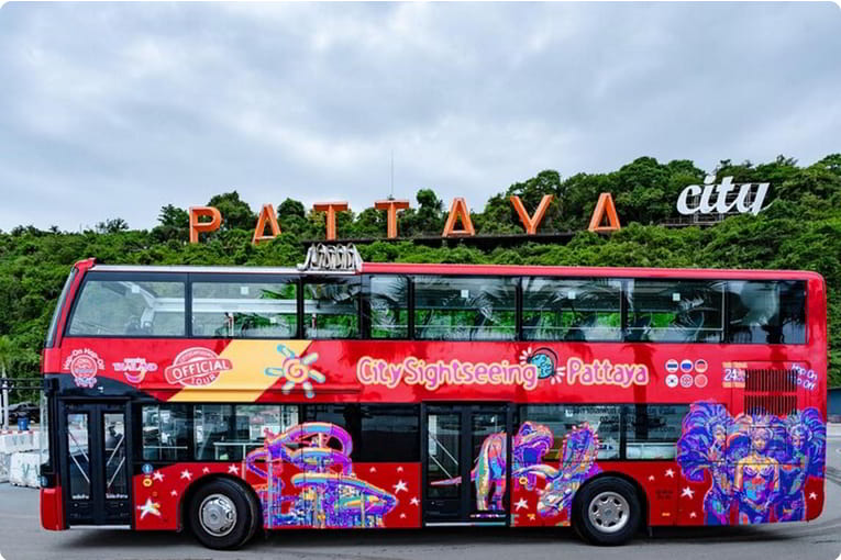 City Sightseeing Pattaya Hop-On Hop-Off Bus Tour