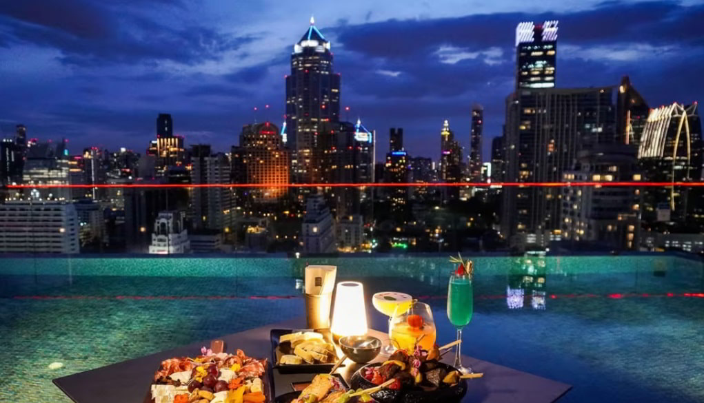  Bangkok : la Saint Valentin sur un ooftop 