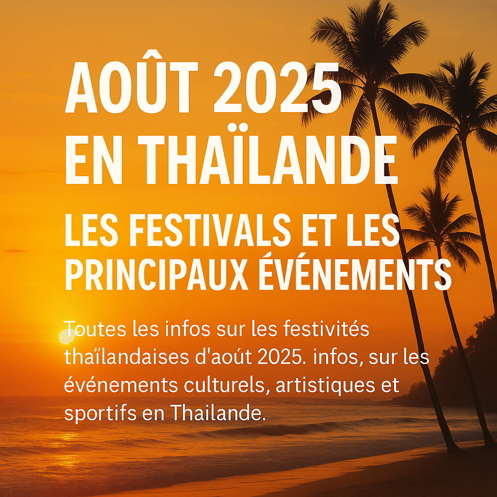 Les festivals et les évènements en août en Thailande