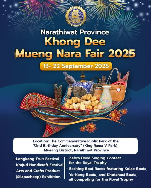 Evènements culturel en Thaïlande en septembre 2025 48th Khong Dee Mueng Nara Fair
