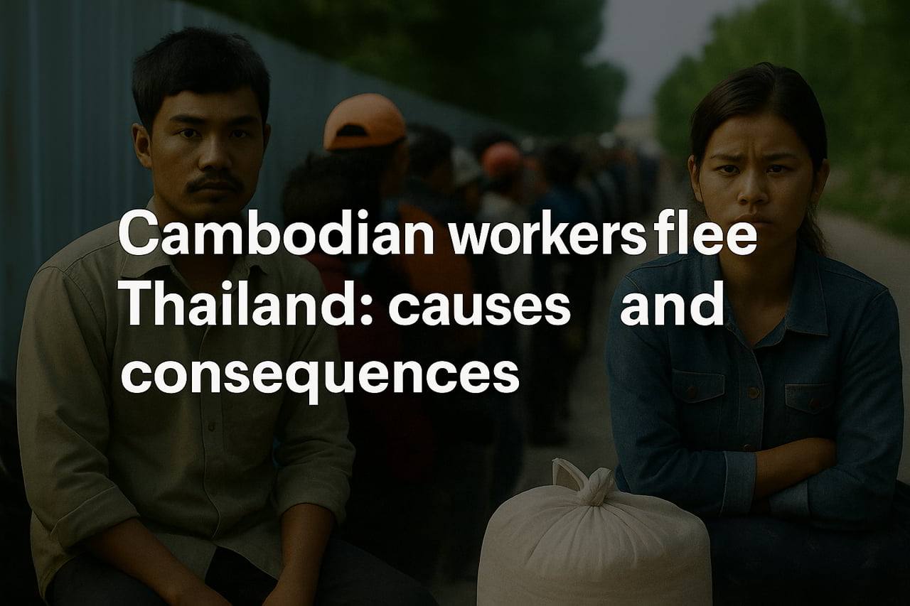 Cambodian Workers Flee Thailand: Causes and Economic Consequences