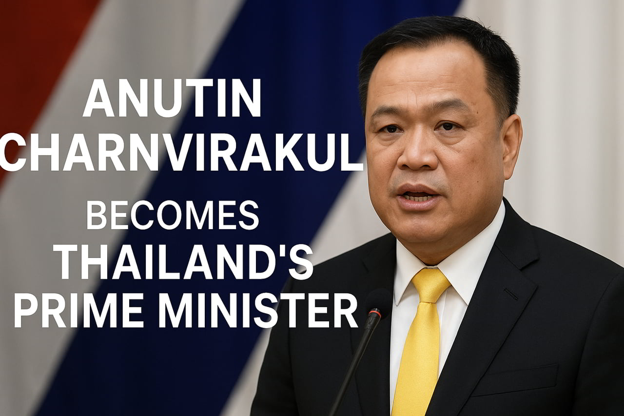 Anutin Charnvirakul, the 'King of Cannabis', becomes Thailand's Prime Minister