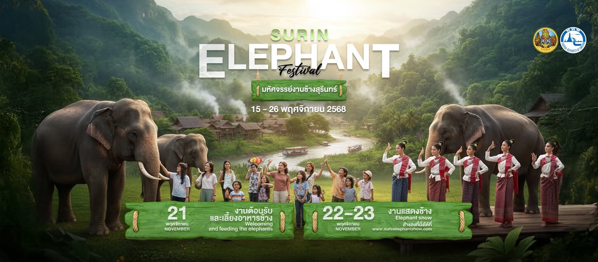 festival des éléphants de Surin 2025
