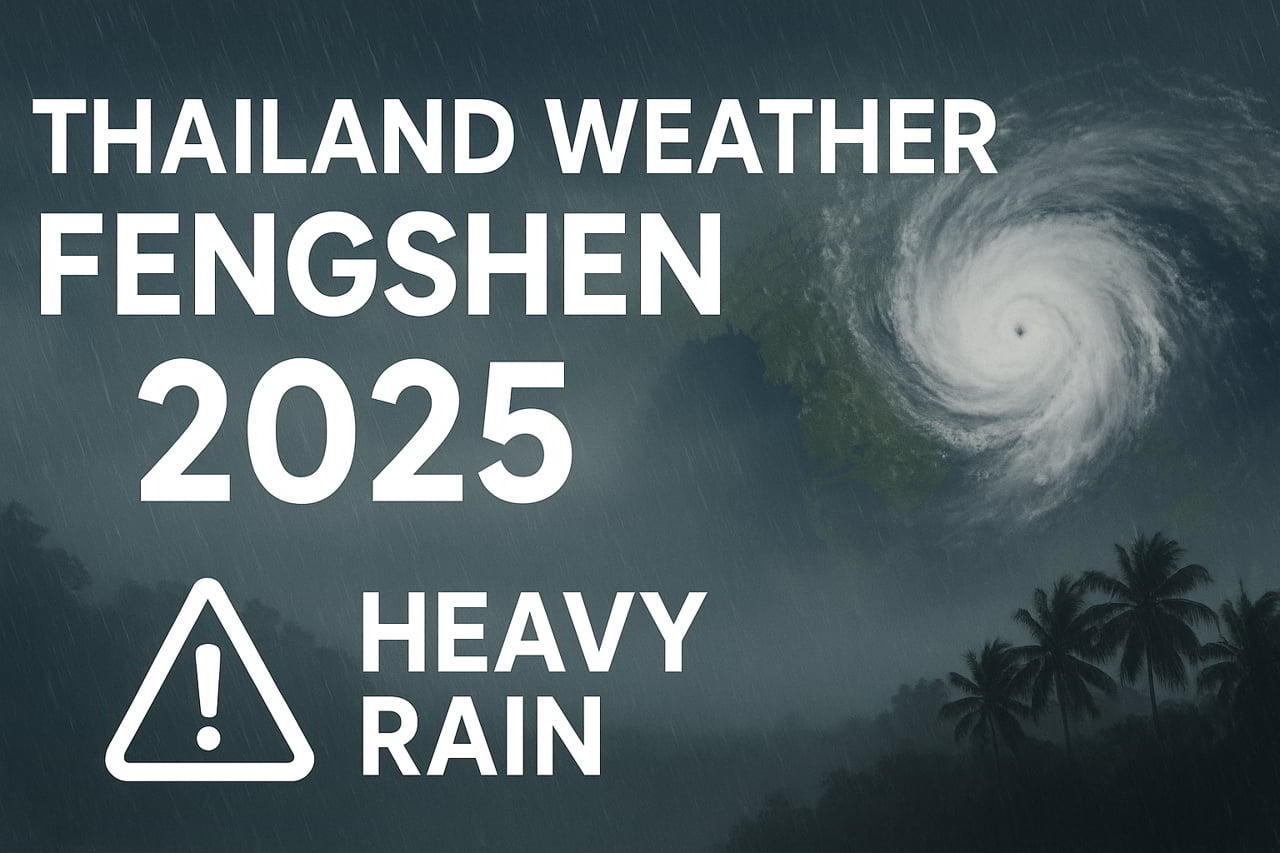 Thailand Weather Update: Cool Winds, Heavy Rain and Tropical Storm Fengshen