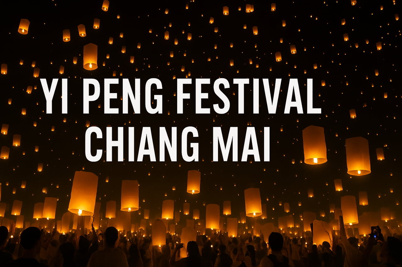 Où vivre Yi Peng 2025 à Chiang Mai ? Le seul lâcher de lanternes gratuit