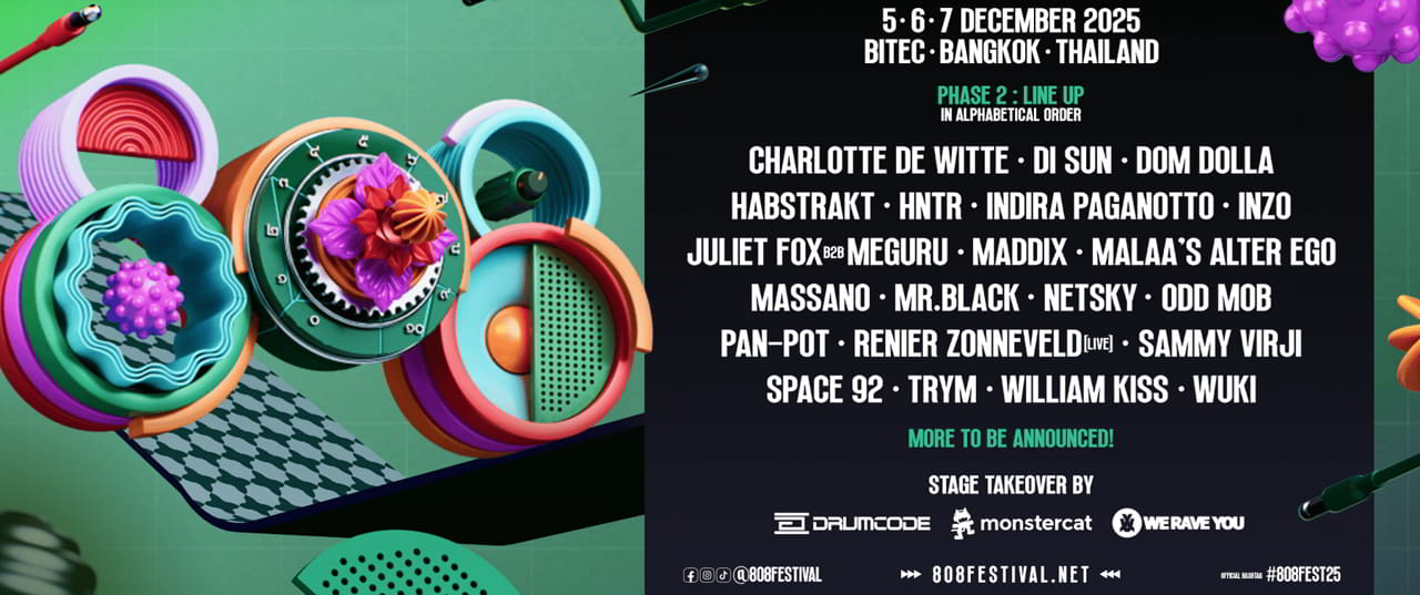 Festival électro 808 Festival Bangkok