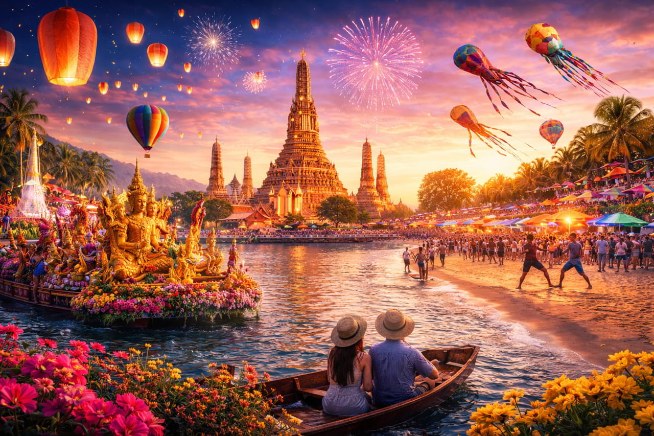 Thaïlande en février 2026 : festivals, événements culturels et grands rendez-vous