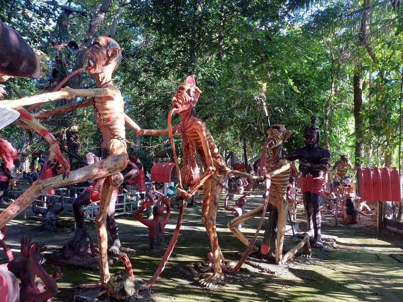 Wat Si Don Chai Pa Tung Ngam (Wat Mae Kaet Noi), le jardin de l’enfer méconnu de Chiang Mai
