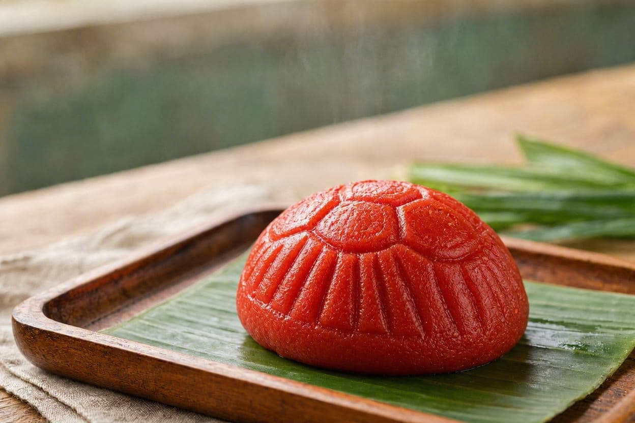 Les Ang Ku, les gâteaux-tortues rouges de Por Tor