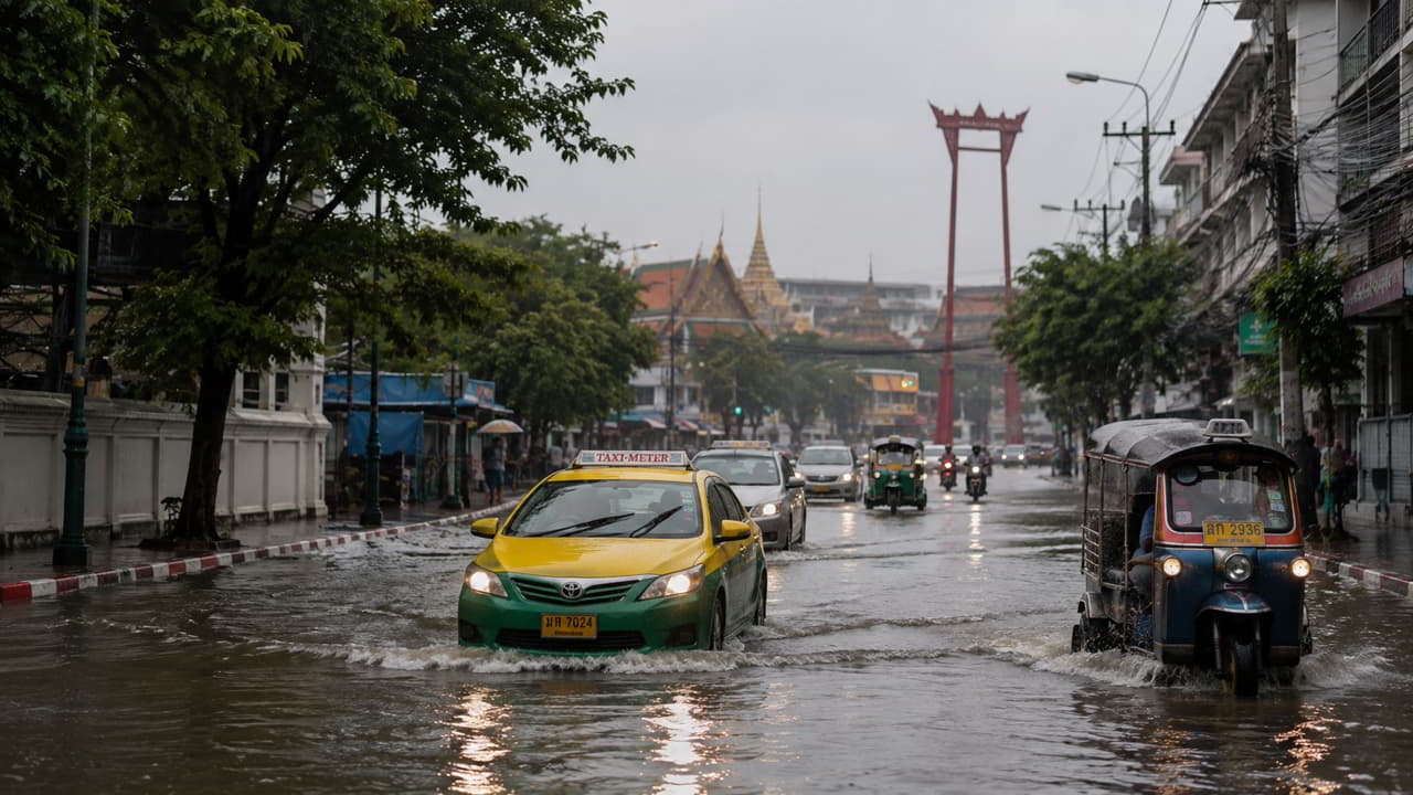 De fortes pluies sont attendues à Bangkok en août