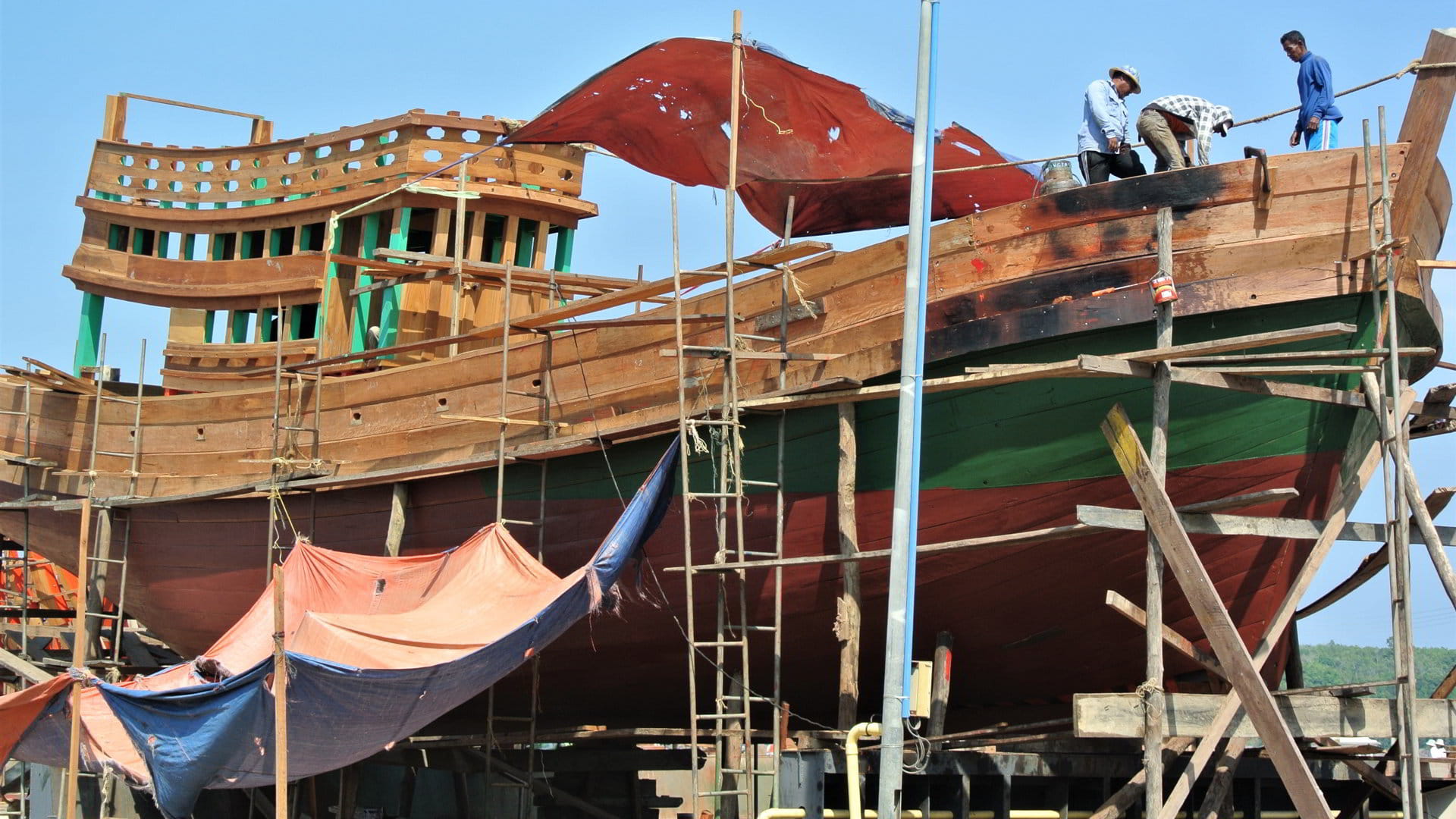 Myanmar, ses voies fluviales, ses ferrys, ses bateaux